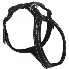 Шлейки регулируемые Ami Play Grand Soft Reflective, черный M, 34/49-59 см. (арт. TUZ 563226302)