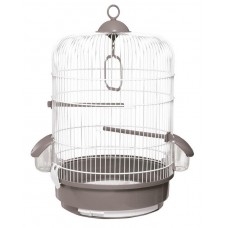 Клетка Voltrega для птиц бело-серый, 32.5x48 см. (арт. TYZ001736BG) Клетка Voltrega для птиц бело-серый, 32.5x48 см. (арт. TYZ001736BG)