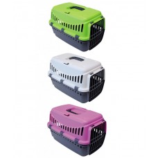 Переноска для собак TRASPORTINO GIPSY LARGE, пластик, 58х38х38 см. (арт. TYZ 10.42MEMIX2)