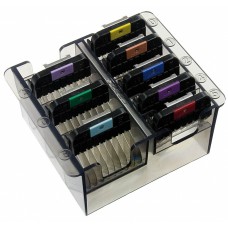 Moser WAHL набор насадок нового образца с желез. зубцами: 3, 6, 10, 12, 16, 19, 22, 25 мм (для моделей MAX и KM) (арт. 1247-7440) для кошек