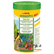 SERA Корм гранулы для выращивания всех видов мелких рыб ImmunPro mini (арт. TYZ 45114, 44539)