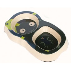 Миска бамбуковая для кошек For Friends двойная Питомец 2*0,25 л. (арт TYZ BO-3140Z) Миска бамбуковая для кошек For Friends двойная Питомец 2*0,25 л. (арт TYZ BO-3140Z)