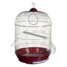 Клетка для птиц золотая 33x53 см (арт. TYZ 309g) Клетка для птиц золотая 33x53 см (арт. TYZ 309g)