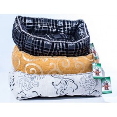 Лежак для кошек Пуфик из мебельной ткани ГЮ-ВАС, разные размеры