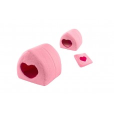 Redplastic Домик мягкий Zoo-M BUNGALOW для кошек, 40*40*39 см с подушкой (арт. 9732)