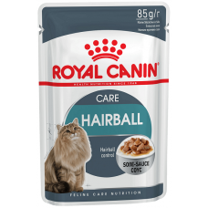 Royal Canin Hairball Care - диета для выведения волосяных комочков у кошек кусочки в соусе (85г х 12) Royal Canin Hairball Care - диета для выведения волосяных комочков у кошек кусочки в соусе (85г х 12)
