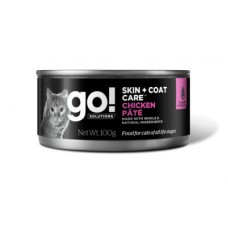 GO! Solutions Skin+Coat Care Chicken Pate консервы с курицей для кошек всех возрастов GO! Solutions Skin+Coat Care Chicken Pate консервы с курицей для кошек всех возрастов