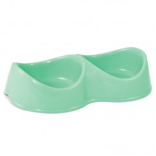 Triol Миска пластиковая двойная Бисквитдля кошек Triol Миска пластиковая двойная Бисквитдля кошек