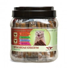 Green Qzin Лакомство для кошек ПОДВИЖНОСТЬ №4 (мягкие мясные колбаски для кошек кролик+курица) (арт. TYZ 720133) Green Qzin Лакомство для кошек ПОДВИЖНОСТЬ №4 (мягкие мясные колбаски для кошек кролик+курица) (арт. TYZ 720133)