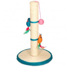 Triol Когтеточка из сизаля Столбик с двумя мышками и шариком, d 300*500 мм, (арт. ТР 20851017)