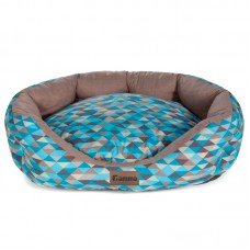 Triol Лежанка овальная мини Мозаика для собак, 44х36х15 см. (арт. ТР 31932094)