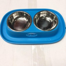 Georplast Миски Soft touch touch inox-doublе на резиновой подставке для кошек (арт. TYZ 20057) Georplast Миски Soft touch touch inox-doublе на резиновой подставке для кошек (арт. TYZ 20057)