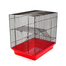 Клетка ECO для ГРЫЗУНОВ (Хома №2) 2-х этажная, 33*24*28 см (арт. RP4236)