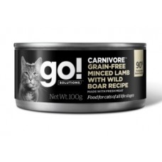 GO! Carnivore Grain Free Minced Lamb with Wild Boar - консервы для кошек беззерновые с рубленым мясом ягненка и дикого кабана GO! Carnivore Grain Free Minced Lamb with Wild Boar - консервы для кошек беззерновые с рубленым мясом ягненка и дикого кабана