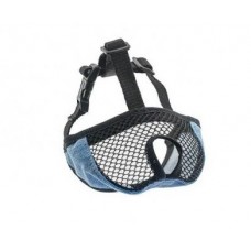 Намордник джинсовый ECO для собак короткомордых пород №2, обхват 20 см. ( арт. 055702джинс)