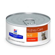 Hill's Feline k/d Kidney Care Chicken - консервы со вкусом курицы при болезни почек у кошек (арт. 9453), 156 гр. Hill's Feline k/d Kidney Care Chicken - консервы со вкусом курицы при болезни почек у кошек (арт. 9453), 156 гр.