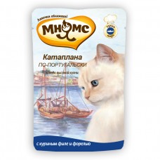 Мнямс паучи Катаплана по-португальски (с форелью) - влажный полноценный корм для кошек, 85 г (арт. DAI702099)