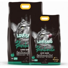 Наполнитель для туалета кошек Love Sand с ароматом яблока Наполнитель для туалета кошек Love Sand с ароматом яблока