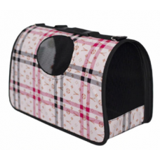Сумка-переноска для кошек жесткий каркас Pink cage, с ремнем ДиАнКари Сумка-переноска для кошек жесткий каркас Pink cage, с ремнем ДиАнКари