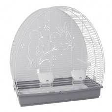 Клетка Voltrega для птиц белая, 28x52.5x55.5 см. (арт. TY001672B)