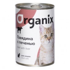 Organix влажный корм для кошек (говядина и печень) Organix влажный корм для кошек (говядина и печень)