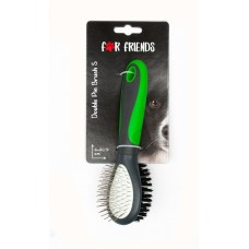 Двусторонняя щетка For Friends для собак, несколько размеров Двусторонняя щетка For Friends для собак, несколько размеров