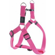Rogz шлейка разъемная нейлон, светоотражающая нить Utility XL розовая, 2,5 см.*67-103 см. (арт. RSSJ05K)