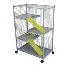 Клетка для шиншиллы Voltrega 492 серая