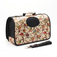 Сумка-переноска Owls для кошек жесткий каркас, с ремнем ДиАнКари Сумка-переноска Owls для кошек жесткий каркас, с ремнем ДиАнКари