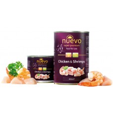 Nuevo консервы для взрослых кошек с курицей и креветками, 200 г, 400 г (арт. 95107, 95108) Nuevo консервы для взрослых кошек с курицей и креветками, 200 г, 400 г (арт. 95107, 95108)