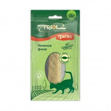 Нежное лакомство филе трески для кошек, 20 гр (арт. ТР 20171012) Triol Нежное лакомство филе трески для кошек, 20 гр (арт. ТР 20171012) Triol