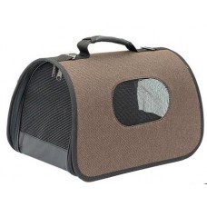 Дарэлл Сумка-переноска для собак жёсткая №4 ПРОМЕНАД 51*29*29 см. с карманом коричневая (арт. RP90024)