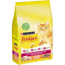 Сухой корм Friskies для взрослых кошек для контроля образования комков шерсти, с курица и овощи Сухой корм Friskies для взрослых кошек для контроля образования комков шерсти, с курица и овощи