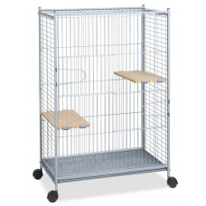 Voltrega клетка для шиншилл, цвет серый, 41x70x106 см (арт. TUZ001491G)