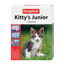 Beaphar Kitty's Junior - Кормовая добавка для развития костной системы котят от 6 недель (арт. DAI12508, DAI12596)