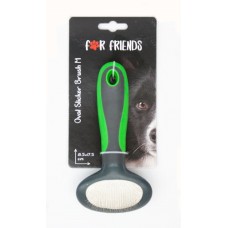 Щетка овальная For Friends сликер для собак, несколько размеров