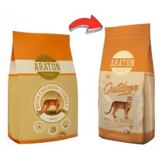 Araton Adult Chicken & Turkey - корм для взрослых кошек с курицей и индейкой