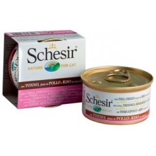 Schesir with Tuna, Chicken and rice - консервы для кошек с тунцом, курицей и рисом ( 85 гр.) Schesir with Tuna, Chicken and rice - консервы для кошек с тунцом, курицей и рисом ( 85 гр.)