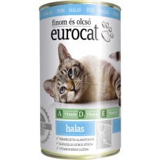 Консервы Eurocat для взрослых кошек с рыбой, 415 гр. (арт. TYZ ED205)