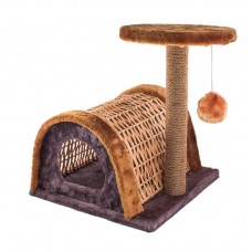 Redplastic Домик-когтеточка Чердачок полукруглая крыша из лозы 43*54,5*50 см, разные материалы Redplastic Домик-когтеточка Чердачок полукруглая крыша из лозы 43*54,5*50 см, разные материалы