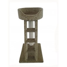 Когтеточка Триумф М из ковролина и сизаля (выс. 85 см, шир. 40 см, гл. 50 см, ø 10 см) Cat House (арт. CH49)