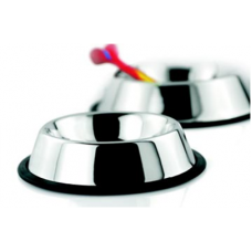 Миска металлическая For Friends противоскользящая для кошек, несколько размеров Миска металлическая For Friends противоскользящая для кошек, несколько размеров