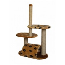 Redplastic Когтеточка Хижина в горах, 3-х уровневый, мех, джут 82*41*113 (ТМ Чип) (арт. RP8353)