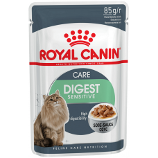 Royal Canin Digest Sensitive - корм влажный для кошек с чувствительным пищеварением, кусочки в соусе (85 гр.) Royal Canin Digest Sensitive - корм влажный для кошек с чувствительным пищеварением, кусочки в соусе (85 гр.)