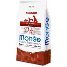 Monge Lamb&Rice All Breeds-сухой корм для собак (с ягненком)