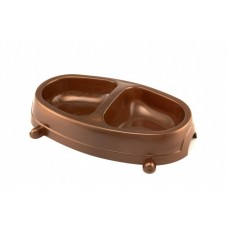 Миска двойная пластмассовая Sum-Plast для кошек, несколько размеров Миска двойная пластмассовая Sum-Plast для кошек, несколько размеров