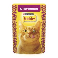 Friskies - корм влажный для взрослых кошек с печенью в подливе, 85 гр. Friskies - корм влажный для взрослых кошек с печенью в подливе, 85 гр.