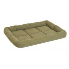 Лежак для собаки с валиком Батут-Бархат, цвет милитари Дарелл Лежак для собаки с валиком Батут-Бархат, цвет милитари Дарелл