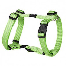 Rogz шлейка для собак нейлон, светоотражающая нить Utility XL, салатовый 2,5 см.*67-103 см. (арт. RSJ05L)