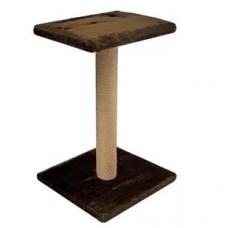 Когтеточка с полкой Happy Animals - джут, разборная, диам. 7 см (несколько размеров)